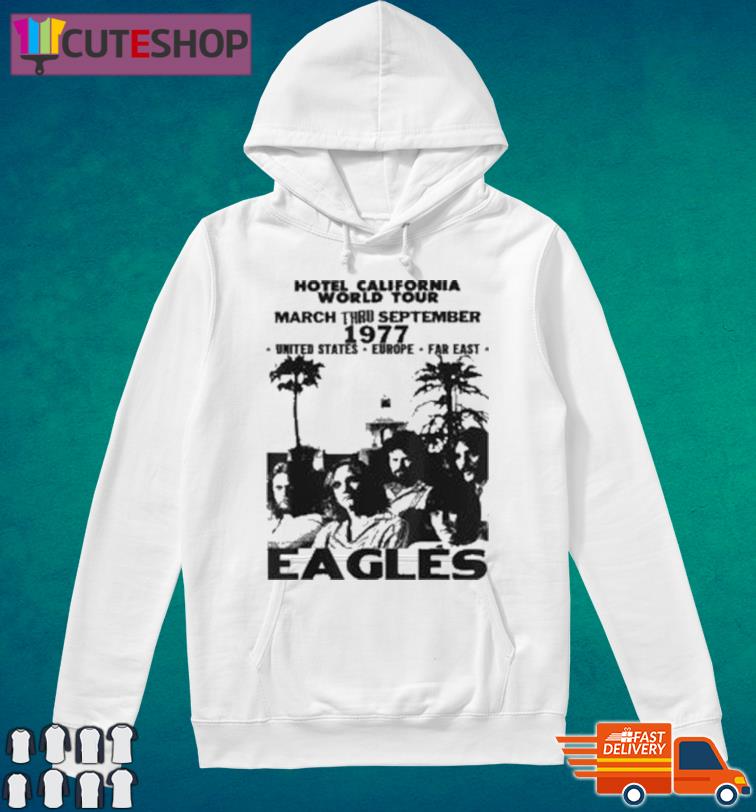 Official Vintage EAGLES Hotels Art Californias Band Music Legend