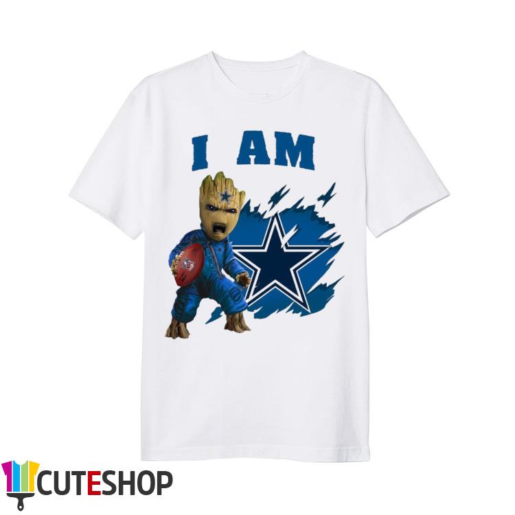 I Am Groot Dallas Cowboys Shirt - High-Quality Printed Brand