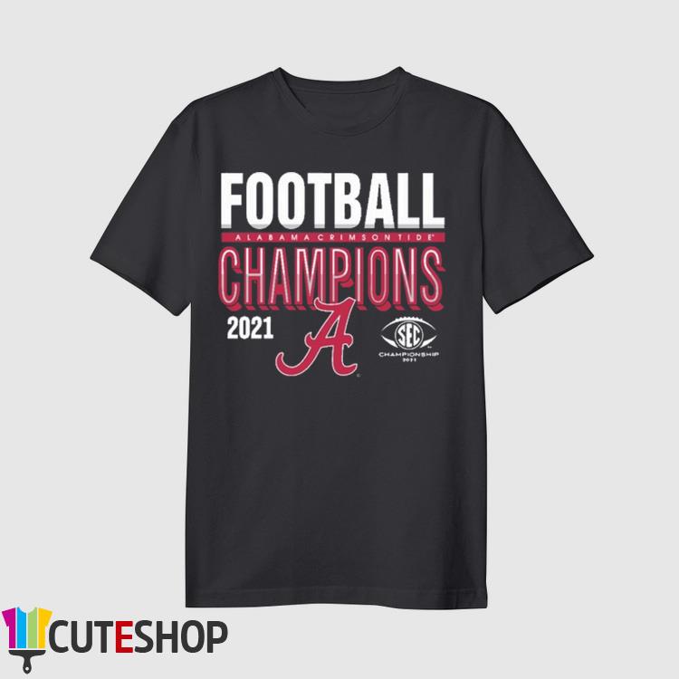 Football Alabama Crimson Tide 2021 Sec Champions T-Shirt
