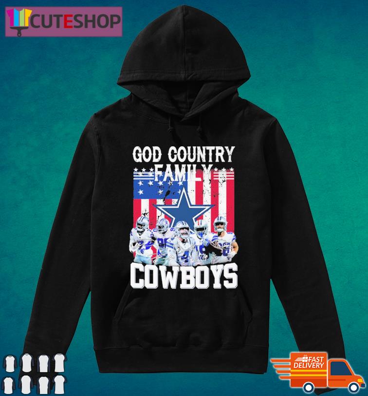 God Family Country Dallas Cowboys Football Team Signatures T-Shirt -  Teespix - Store Fashion LLC