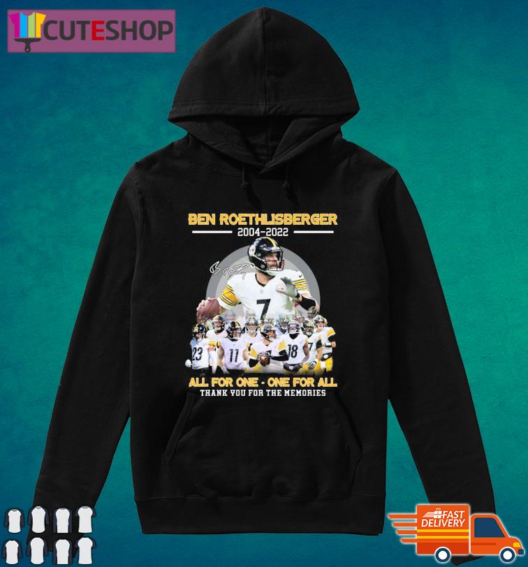 Ben Roethlisberger 2004-2022 Thank You For The Memories Shirt