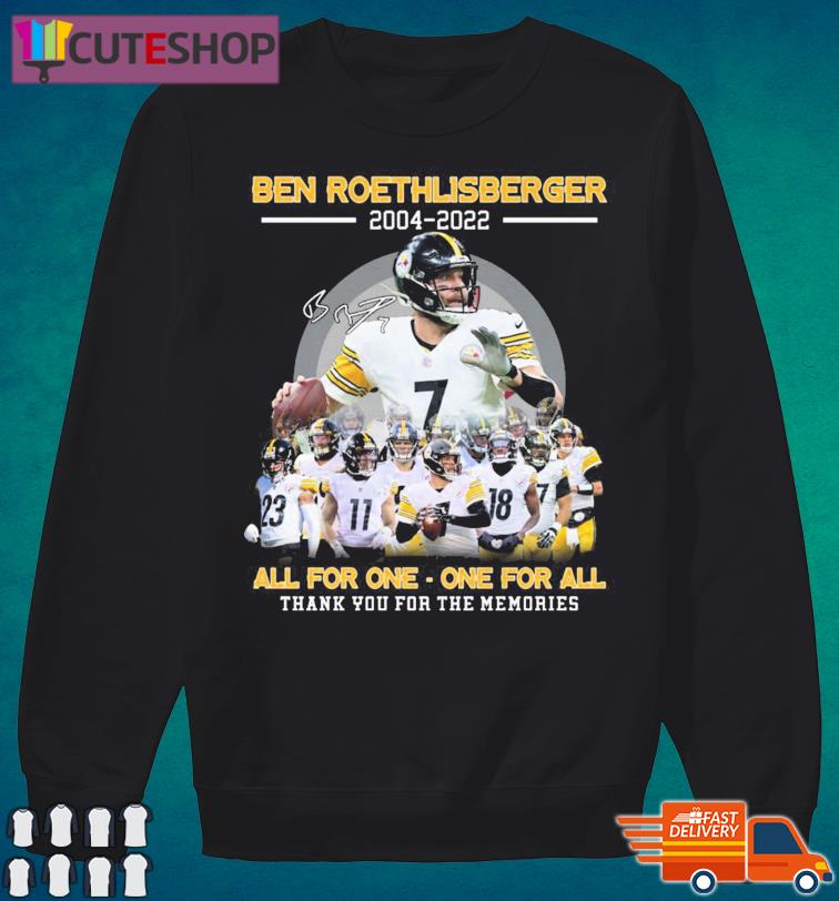 Ben Roethlisberger 2004-2022 Thank You For The Memories Shirt