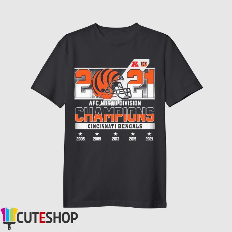 Cincinnati Bengals 2021 2022 Afc North Division Champions Shirt