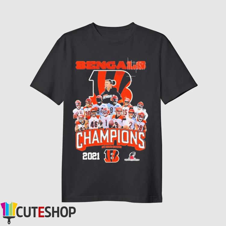 Afc North Champions 2021 Cincinnati Bengals Unisex T-Shirt - Teeruto