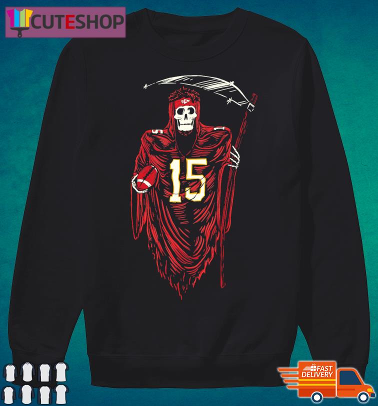 Patrick Mahomes KC Chiefs Grim Reaper Shirt, hoodie, sweater, long sleeve  and tank top