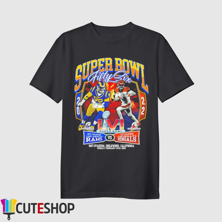 Bengals Vs La Rams 2022 Super Bowl LVI Shirt - NVDTeeshirt