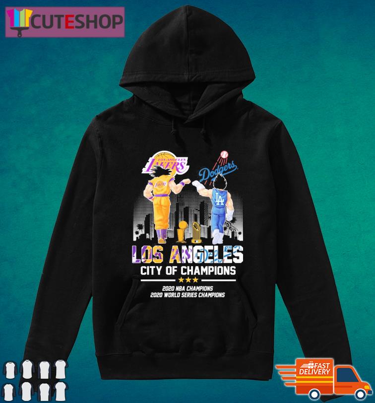 Los Angeles Lakers Goku and Los Angeles Dodgers Vegeta Los Angeles