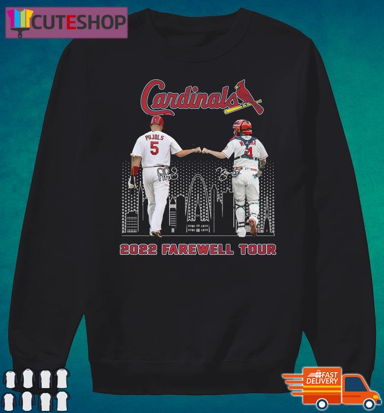 Albert Pujols T-Shirt St Louis Cardinals 2022 Farewell Tour Signatures,  hoodie, sweater, long sleeve and tank top