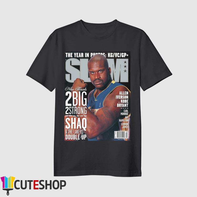 SLAM Shaquille O'Neal NBA Finals 2 Big 2 Strong Shirt, hoodie
