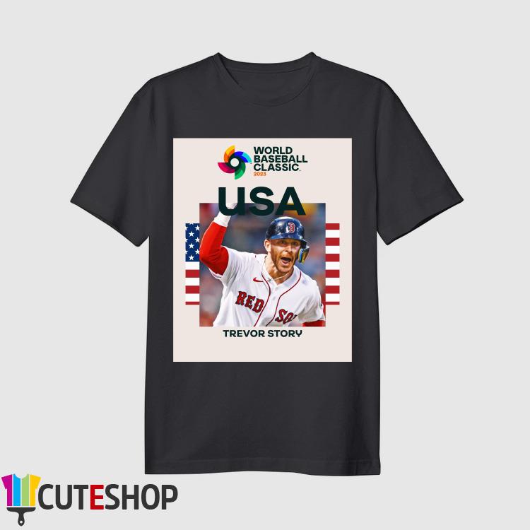 USA Baseball Trevor Story World Baseball Classic 2023 Unisex T-Shirt -  REVER LAVIE