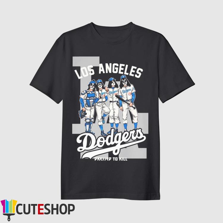 Kiss Los Angeles Dodgers Dressed To Kill Shirt, Sweater, Long Sleeved And  Hoodie