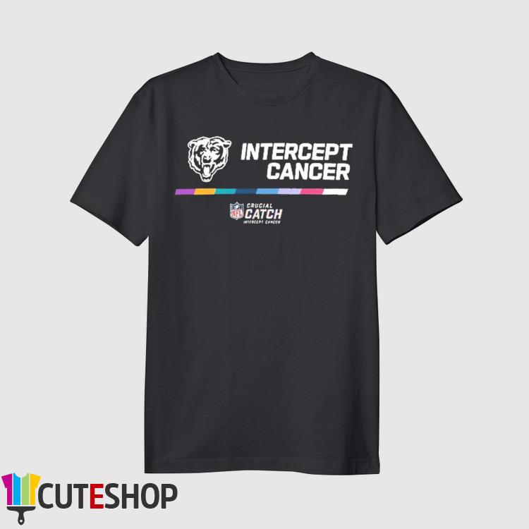 Chicago Bears NFL Crucial Catch Intercept Cancer shirt, hoodie, sweater,  long sleeve and tank top