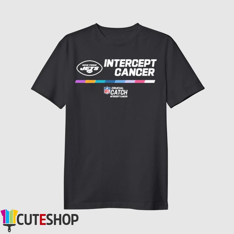 New York Jets intercept cancer nfl crucial catch 2022 shirt, hoodie,  sweater, long sleeve and tank top