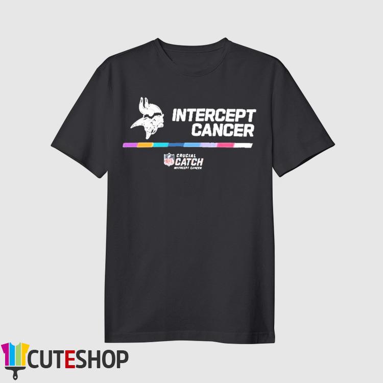 Crucial Catch Minnesota Vikings Intercept Cancer shirt, hoodie, sweater,  long sleeve and tank top