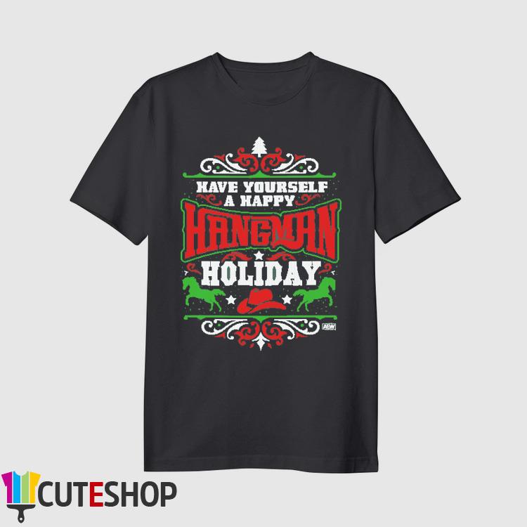 AEW Hangman Adam Page - A Happy Hangman Holiday Christmas Ugly Shirt