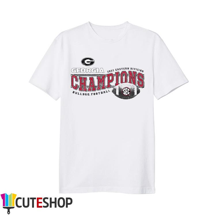 Georgia Bulldogs Football 2022 SEC East Division Champions T-Shirt