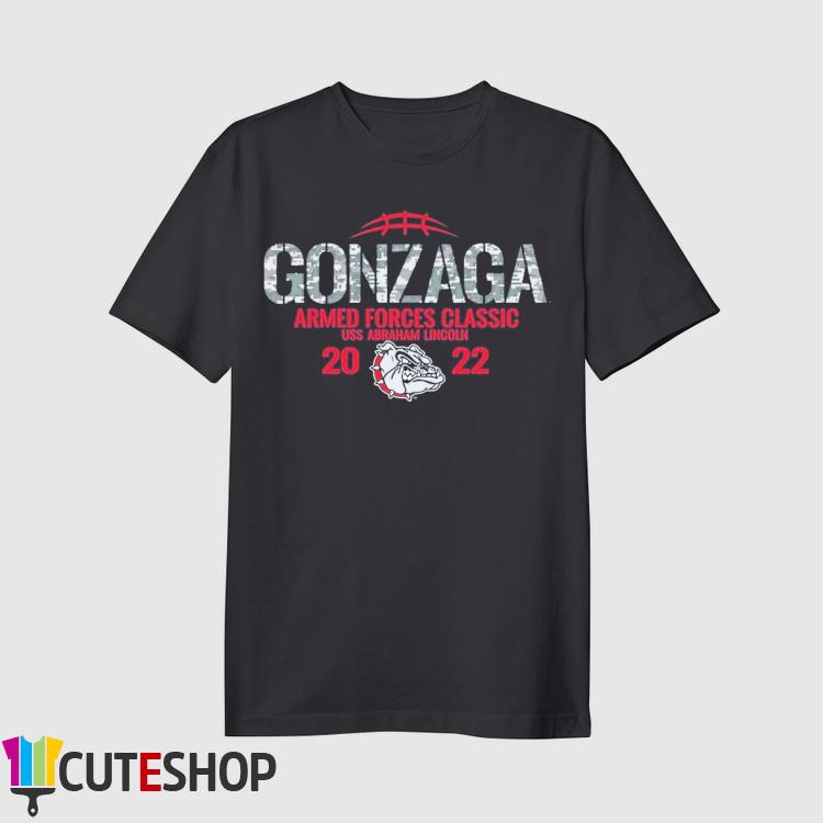 Gonzaga Bulldogs Armed Forces Classic USS Abraham Lincoln 2022 Shirt