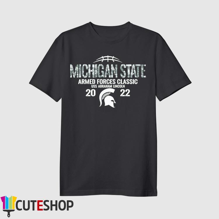 Michigan State Spartans Armed Forces Classic USS Abraham Lincoln 2022 Shirt
