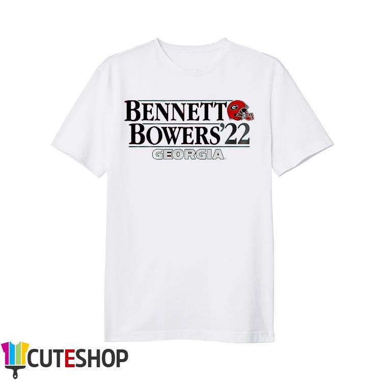 Stetson Bennett IV And Brock Bowers 2022 Georgia Bulldogs Shirt