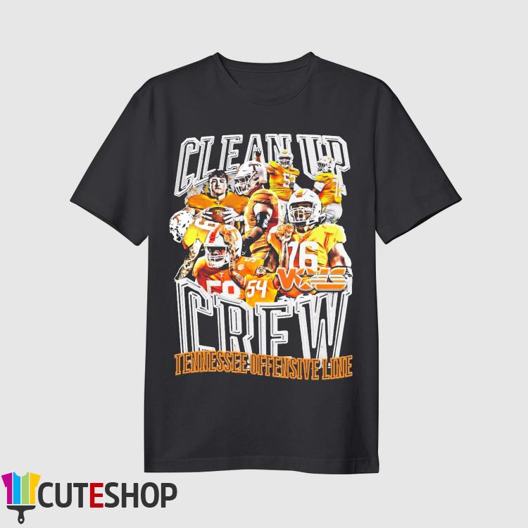 Tennessee Vols Offensive Line Clean Up Crew Shirt